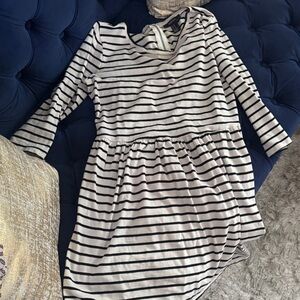 Striped Black and White women’s Dress